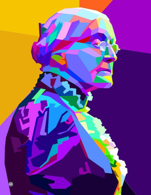 A portrait of Susan B. Anthony