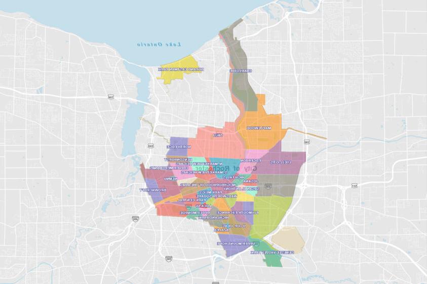 City of Rochester map