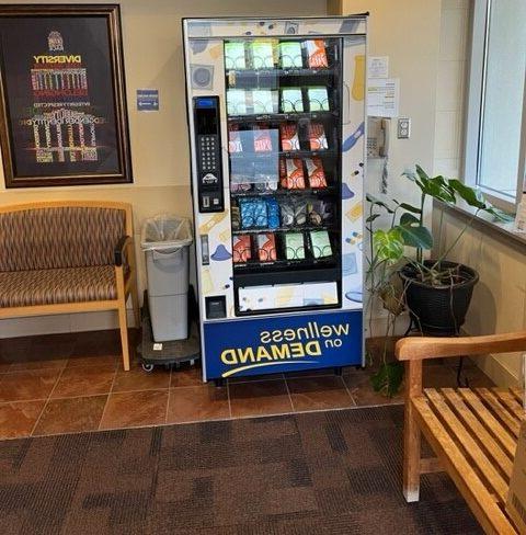 Wellness on demand vending machine